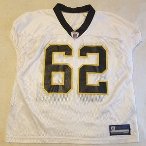 PLAYER WORN New Orleans Saints #62 practice jersey